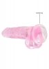 8 / 20 cm Realistic Dildo With Balls - Pink